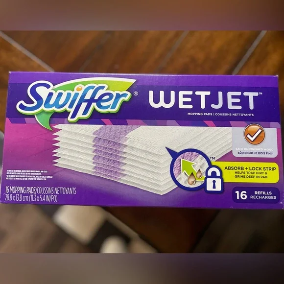 Swiffer WetJet Cleaning Solution (Fresh Scent; 42.2 Fl Oz) + (16ct) Mopping Pads - Picture 3 of 3